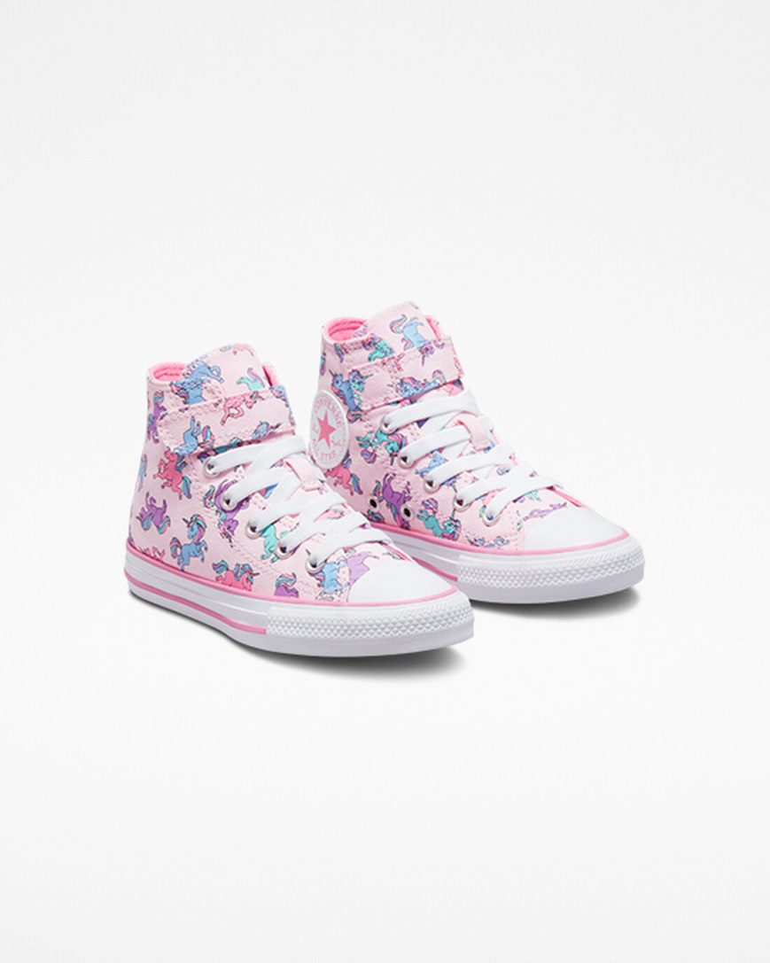 Chlapecké Boty Vysoké Converse Chuck Taylor All Star Easy-On Unicorns Růžové Blankyt | CZ DZOU13